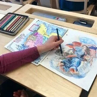 History Main Lesson Book including a map���`����.jpg